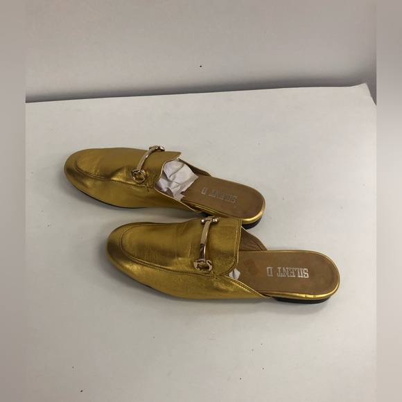 SILENT D ELEGANT SLIP ON STYLING UPPER LEATHER LINING LEATHER gold in size 39 Eu - Picture 2 of 7